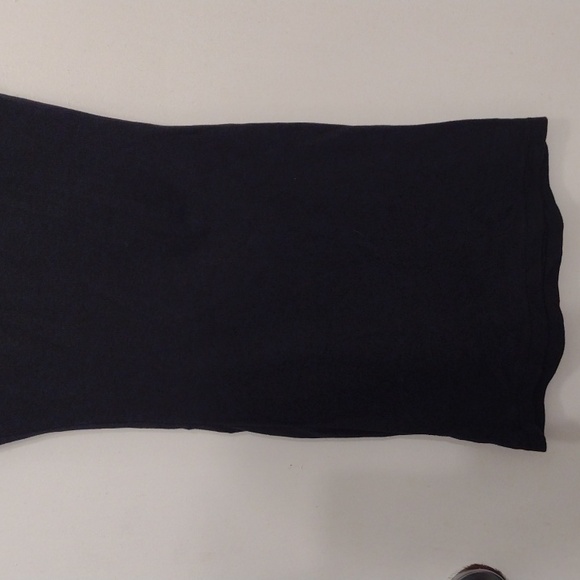 Express Vintage Black Sexy Basic T-shirt Cap Sleeve Keyhole Back XS - Picture 9 of 15